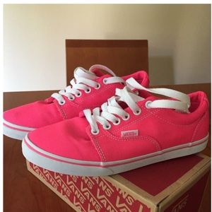 Vans neon pink